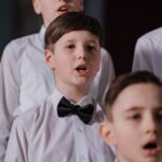 boys singing in a choir